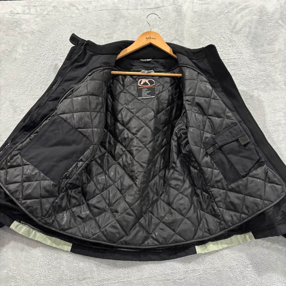 Fieldsheer Jacket Men's Small Motorcycle Riding Green Black Adjustable Sides - Picture 2 of 16